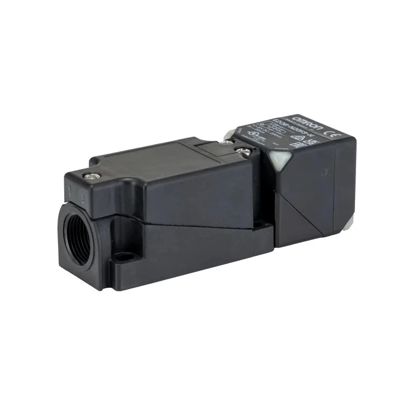 Omron Block Inductive Proximity Sensor M20 x 1.5 Flush Mount PNP Output 30V 20mm Detection E2Q6-N20F3-H