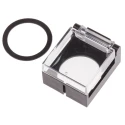 RS PRO Push Button Guard for 16 mm Push Button Switch Flip Guard Panel Mount Opening 90° or 180° 905-9840