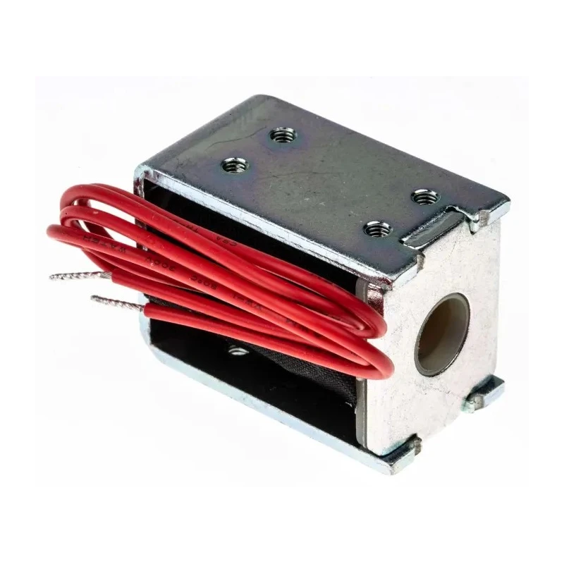 Solentec Limited Linear Solenoid Pull Action 24V dc 5W 10mm Stroke 37x20x26 mm SD0837