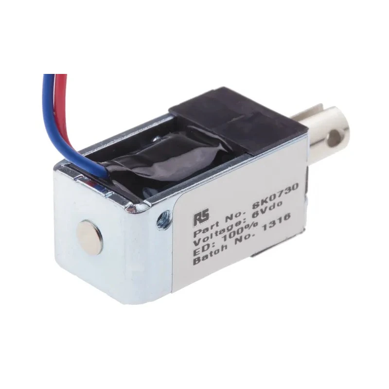 Solentec Limited Linear Solenoid 6V DC 30mm Length 14mm Width 16mm Depth SK0730