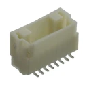 JST NSH Series Straight Surface PCB Header, 8 Contacts, 1 mm Pitch, 1 Row, Shrouded BM08B-NSHSS-TBT(LF)(SN)