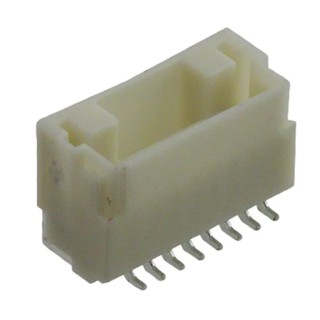 JST NSH Series Straight Surface PCB Header, 8 Contacts, 1 mm Pitch, 1 Row, Shrouded BM08B-NSHSS-TBT(LF)(SN)