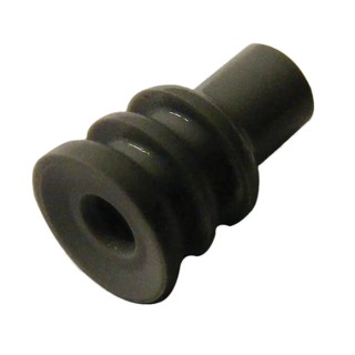 TE Connectivity Automotive Connector Seal Econoseal J Male Rubber Plug, Nitrile Rubber, Black, 105°C 2822354-1