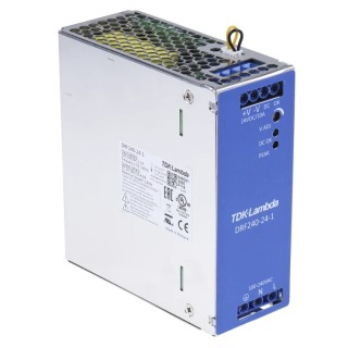 TDK-Lambda DRF Switched Mode DIN Rail Power Supply 85-264V AC Input 28V DC Output 10A 240W DRF-240-24-1