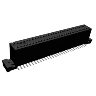 TE Connectivity AMPMODU System 50 Series Straight PCB Socket 60-Contact 2 Row 1.27 mm Pitch Solder 5-104550-7