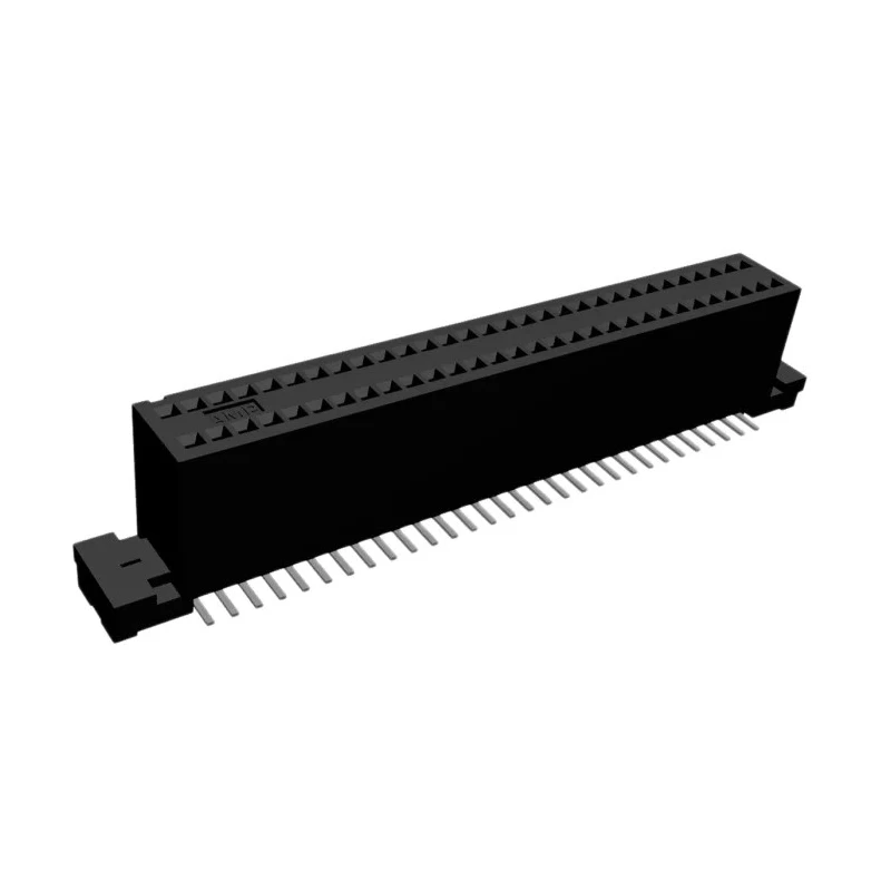 TE Connectivity AMPMODU System 50 Series Straight PCB Socket 60-Contact 2 Row 1.27 mm Pitch Solder 5-104550-7