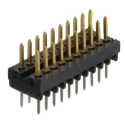 TE Connectivity AMPMODU System 50 Series Straight Through Hole Pin Header, 20 Contacts, 1.27 mm Pitch, 2 Row 5-103916-2