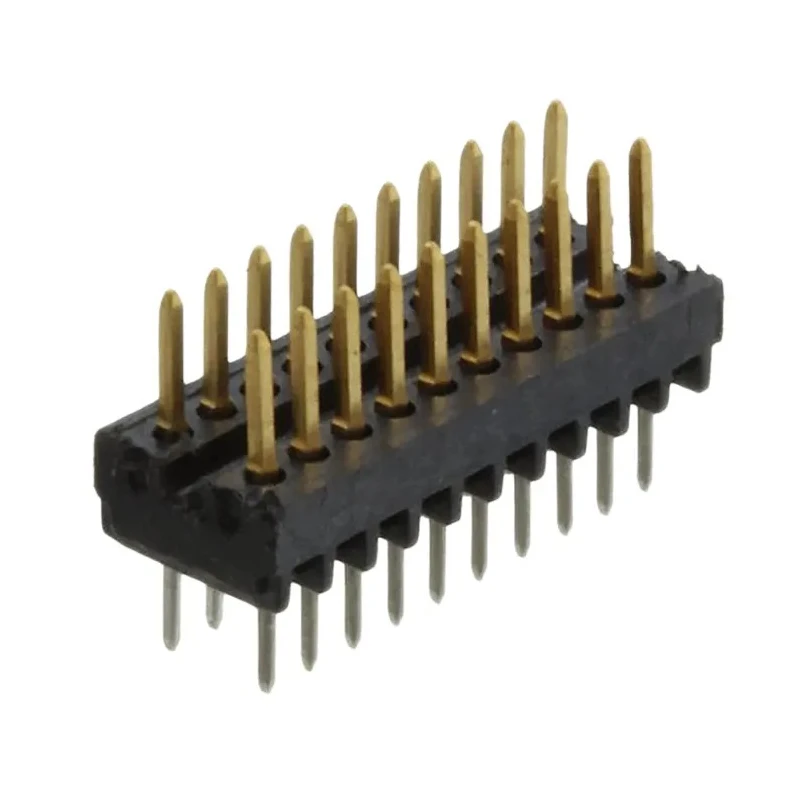 TE Connectivity AMPMODU System 50 Series Straight Through Hole Pin Header, 20 Contacts, 1.27 mm Pitch, 2 Row 5-103916-2