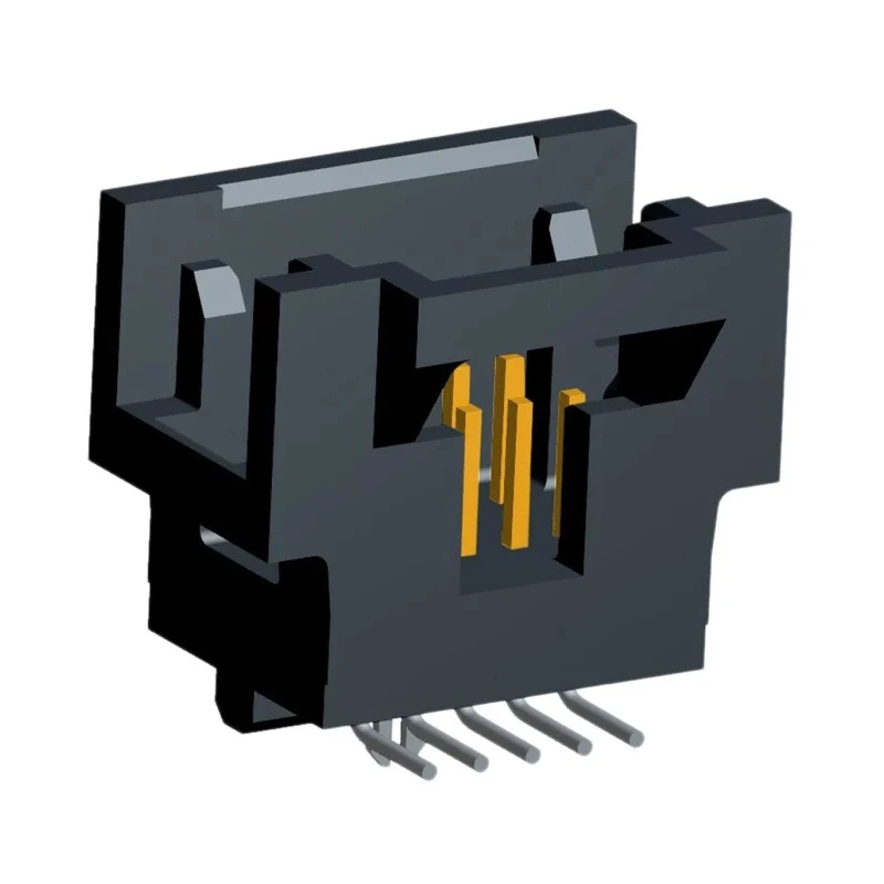 TE Connectivity AMPMODU System 50 Series Straight Surface PCB Header, 10 Contacts, 1.27 mm Pitch, 2 Row, Shrouded 5-104549-1