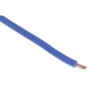 RS PRO Dark Blue 1 mm² 18 AWG 32/0.2 mm Core Strands Polyvinyl Chloride Hook Up Wire 906-2707