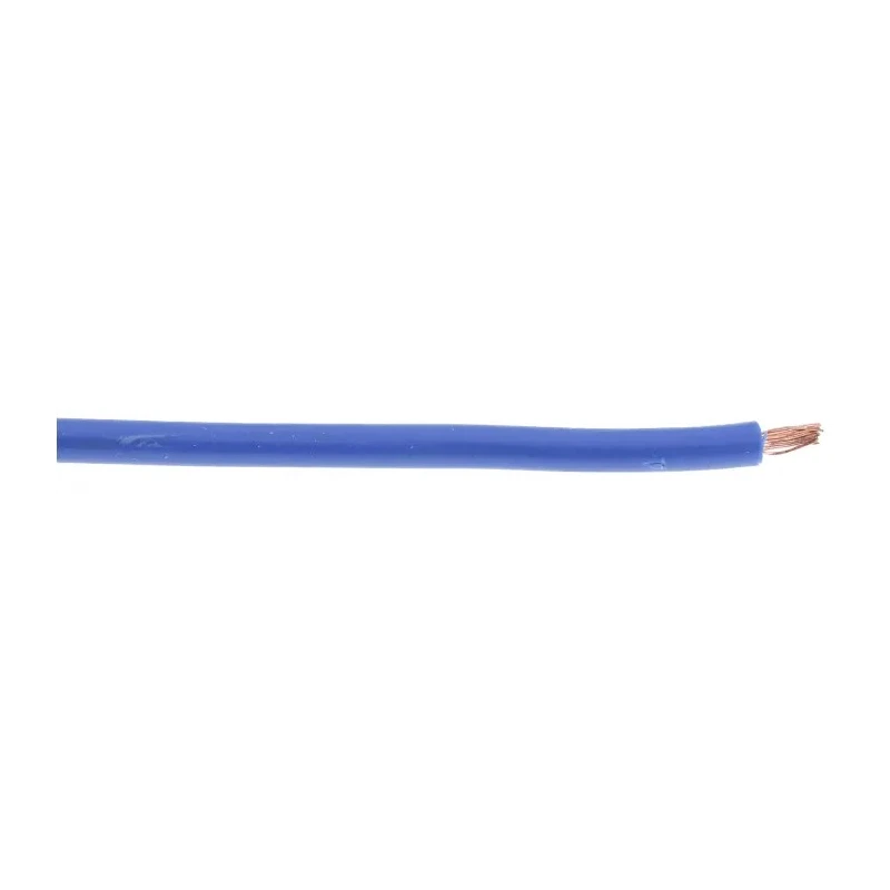 RS PRO Dark Blue 1 mm² 18 AWG 32/0.2 mm Core Strands Polyvinyl Chloride Hook Up Wire 906-2707