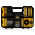 DeWALT 100-Piece High-Speed Steel Multi-Material Twist Drill and Screwdriver Bit Set, 1.5 mm Min to 10 mm Max DT71569-QZ