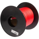 RS PRO Red 0.5 mm² Single Core Hook Up Wire, 15 AWG, 7/0.3 mm Strands, 25 m Length, Polyethylene Jacket 906-0600