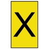 HellermannTyton Ovalgrip Slide-On Cable Marker, Black Legend, Yellow PVC, 1.7 mm to 3.6 mm Cable 901-10677 906-4902-YE