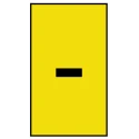 HellermannTyton Slide-On Cable Marker Black Pre-printed Standard Electrical Symbols A-Z 0-9 3.6mm Cable HO50