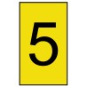 HellermannTyton Ovalgrip Slide-On Pre-Printed Cable Marker Black Legend Yellow Marker Material 901-10700 906-4971-YE