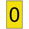 HellermannTyton Ovalgrip Slide-On Cable Marker Pre-Printed 0, Yellow Marker, Black Legend, 1.7-3.6 mm 901-10695 906-4968-YE
