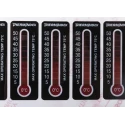 RS PRO Reversibility Temperature Label Indicator Vertical 0 °C to 50 °C 11 Levels 51mm x 18mm 906-4599