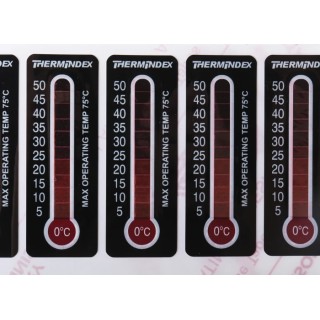RS PRO Reversibility Temperature Label Indicator Vertical 0 °C to 50 °C 11 Levels 51mm x 18mm 906-4599