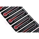 RS PRO Reversibility Temperature Label Indicator Vertical 0 °C to 50 °C 11 Levels 51mm x 18mm 906-4599