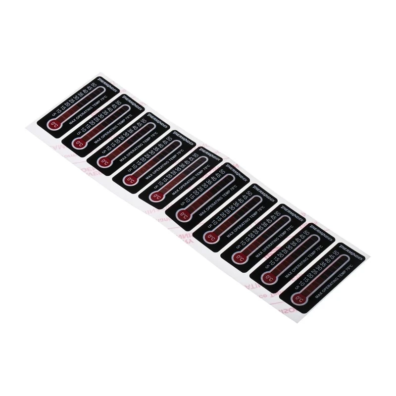 RS PRO Reversibility Temperature Label Indicator Vertical 0 °C to 50 °C 11 Levels 51mm x 18mm 906-4599
