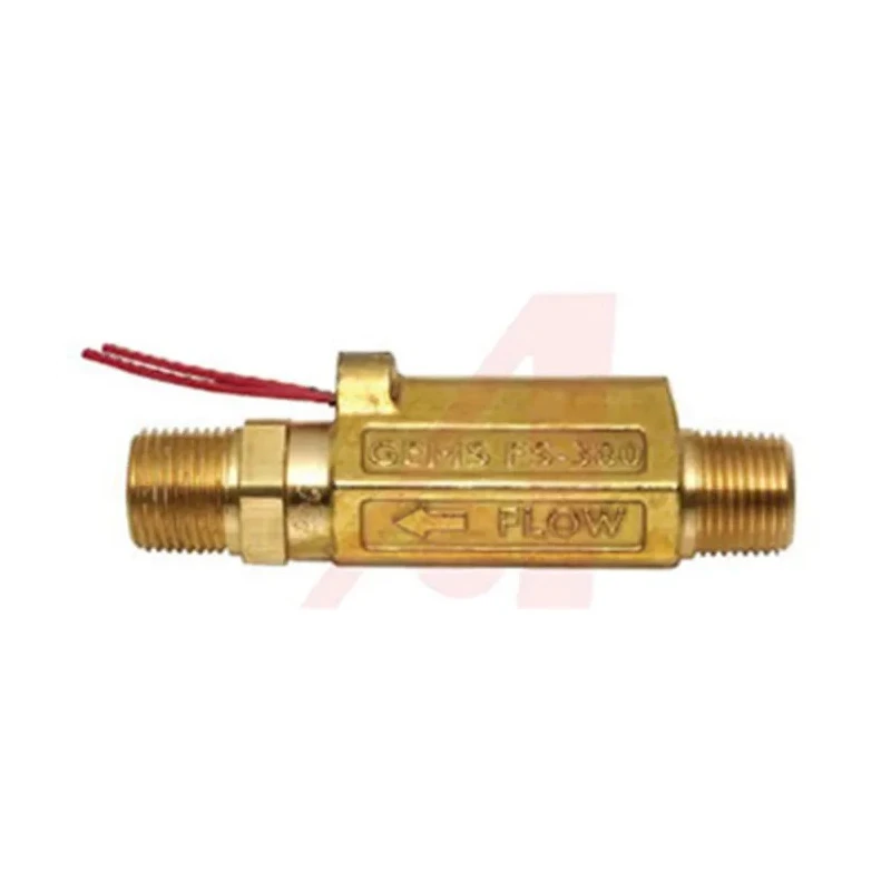 Gems Sensors FS-380 Series Piston Flow Switch for Liquid, 0.25gal/min Max, 107bar Max Pressure, -28.8°C to 135°C 192562