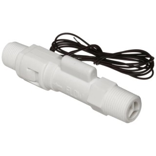 Gems Sensors FS-380P Series Piston Flow Switch for Liquid, 1gal/min Max, 3/8 in NPT Connection, Glass Reinforced 197083