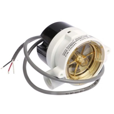 Gems Sensors RFO Series Rotor Flow Sensor Female NPT 1/2 in, 3/4 in, 1 in, 9/16 in Polypropylene Body 5gal/min 82°C 155421