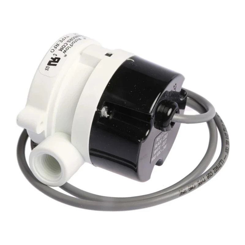 Gems Sensors RFO Series Rotor Flow Sensor Female NPT 1/2 in, 3/4 in, 1 in, 9/16 in Polypropylene Body 5gal/min 82°C 155421