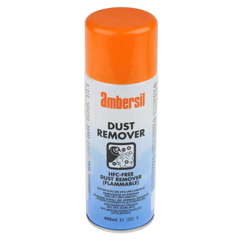 Ambersil High Power Dust Remover Air Duster 400 ml Aerosol, Propane Butane Flammable 32504-AB