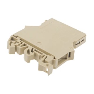 RS PRO Fused DIN Rail Terminal Grey 1-Level Fused Screw Termination 8A 240V ac Model 906-4595