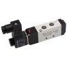 RS PRO Pneumatic Solenoid Valve 5/2 Solenoid Air G 1/8 Port, Die Cast Aluminium Body, 24 V DC, 2.9 W Power 907-6374