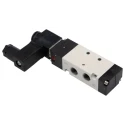 RS PRO Pneumatic Solenoid Valve 5/2 Solenoid Air G 1/8 Port, Die Cast Aluminium Body, 24 V DC, 2.9 W Power 907-6374