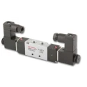RS PRO Pneumatic Solenoid Valve 5/2 Function G 1/8 Port Size 24V DC 2.9W Solenoid Power 480 L/min Flow 8 bar 907-6378