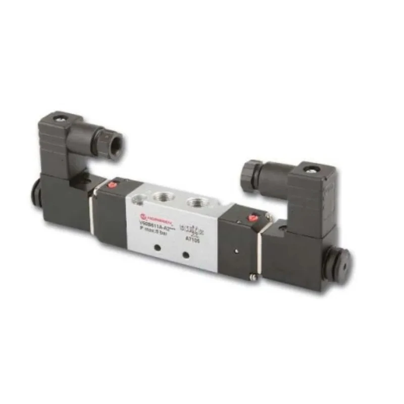 RS PRO Pneumatic Solenoid Valve 5/2 Function G 1/8 Port Size 24V DC 2.9W Solenoid Power 480 L/min Flow 8 bar 907-6378