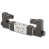 RS PRO Pneumatic Solenoid Valve 5/2 Function G 1/8 Port Size 24V DC 2.9W Solenoid Power 480 L/min Flow 8 bar 907-6378