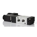 RS PRO Pneumatic Solenoid Valve 3/2 Function G 1/8 Port 24V DC 2.9W Die Cast Aluminium Body 907-6384
