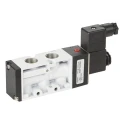 RS PRO Pneumatic Solenoid Valve 5/2 Solenoid/Spring G 1/2 in 24V DC 2W Die Cast Aluminium Body 2480 L/min Flow 8 907-6396