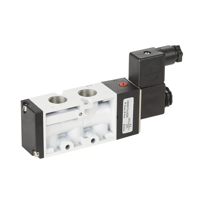 RS PRO Pneumatic Solenoid Valve 5/2 Solenoid/Spring G 1/2 in 24V DC 2W Die Cast Aluminium Body 2480 L/min Flow 8 907-6396