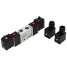 RS PRO Pneumatic Solenoid Valve 5/2, G 1/4, 24V DC, Die Cast Aluminium Body 2W Power 1020 L/min Flow Rate 8 Bar 907-6380