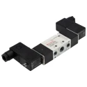 RS PRO Pneumatic Solenoid Valve 5/2, G 1/4, 24V DC, Die Cast Aluminium Body 2W Power 1020 L/min Flow Rate 8 Bar 907-6380