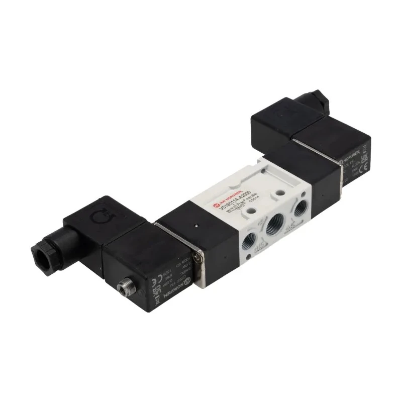 RS PRO Pneumatic Solenoid Valve 5/2, G 1/4, 24V DC, Die Cast Aluminium Body 2W Power 1020 L/min Flow Rate 8 Bar 907-6380
