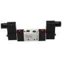 RS PRO Pneumatic Solenoid Valve 5/2, G 1/4, 24V DC, Die Cast Aluminium Body 2W Power 1020 L/min Flow Rate 8 Bar 907-6380