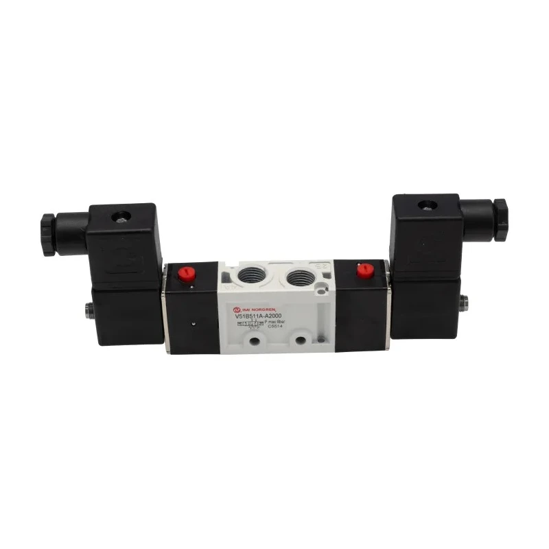 RS PRO Pneumatic Solenoid Valve 5/2, G 1/4, 24V DC, Die Cast Aluminium Body 2W Power 1020 L/min Flow Rate 8 Bar 907-6380