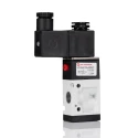 RS PRO Pneumatic Solenoid Valve 3/2 Solenoid/Spring G 1/4 in, 24V DC, 2W, Die Cast Aluminium Body 907-6393