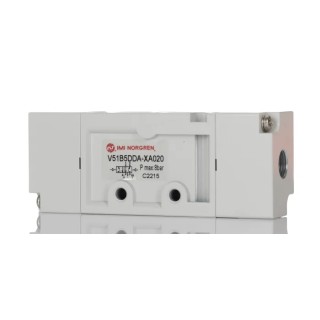RS PRO Pneumatic Distributor 5-Port 5/2 Valve Function Die Cast Aluminium Body Air Actuation 8 Bar Pressure 1/8 in 907-6371