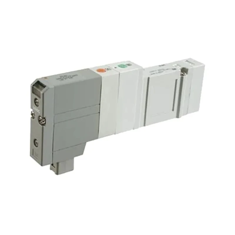 SMC Pneumatic Solenoid Valve 5 Port Plug-in Mount 4/3 NC Double Solenoid 24V dc Die Cast Aluminium SV1000 