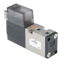 SMC Pneumatic Solenoid Valve Pilot Metric 24V DC 0.7 Mpa 81NL/min Die Cast Zinc VZ1000