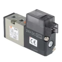 SMC Pneumatic Solenoid Valve Pilot Metric 24V DC 0.7 Mpa 81NL/min Die Cast Zinc VZ1000