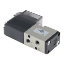 SMC Pneumatic Solenoid Valve Pilot Metric 24V DC 0.7 Mpa 81NL/min Die Cast Zinc VZ1000
